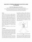 Research paper thumbnail of Analysis of a parabolic dish solar collector via lunar flux mapping