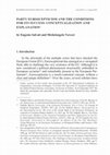 Research paper thumbnail of PARTY EUROSCEPTICISM AND THE CONDITIONS FOR ITS SUCCESS: CONCEPTUALIZATION AND EXPLANATION
