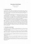 Research paper thumbnail of The problem of mixed beings