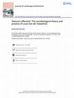 Research paper thumbnail of ‘Nature’s offensive’: The sociobiological theory and practice of Louis Van der Swaelmen