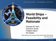 Research paper thumbnail of World Ships - Feasibility and Rationale