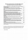 Research paper thumbnail of Why don't pesticides feature in the WHO-UNICEF-Lancet Commission A future for the world's children