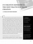 (PDF) Co‐creation experiences: The next practices of value creation