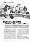 Research paper thumbnail of Het Metabolisme van Ecosystème 'Urbs'
