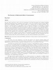 Research paper thumbnail of The Structure of Mind and the Role of Consciousness