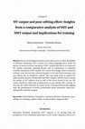 Research paper thumbnail of MT output and post-editing effort: Insights from a comparative analysis of SMT and NMT output and implications for training