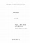 Research paper thumbnail of Vidas Trágicas - Ésquilo, Sófocles e Eurípides no imaginário helenístico