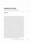 Research paper thumbnail of Solidarity Not Charity: Mutual Aid for Mobilization and Survival