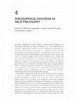 Research paper thumbnail of PHILOSOPHICAL DIALOGUE AS FIELD PHILOSOPHY