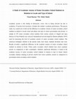 Research paper thumbnail of A Study of Academic Anxiety of Senior Secondary School Students in Relation to Locale and Type of School