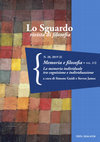 Research paper thumbnail of Memoria e Filosofia • vol. 1/2 - La memoria individuale tra cognizione e individuazione [XXVIII, 2019 (I)]