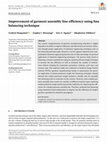 PDF) THE BALANCING OF SEWING PRODUCTION LINES IN GARMENT