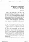 Research paper thumbnail of Reconfiguration des liens sociaux dans les « villages rebelles » (Soudan français, 1890-1940