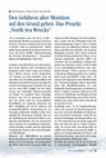Research paper thumbnail of Den Gefahren alter Munition auf den Grund gehen: Das Projekt "North Sea Wrecks"
