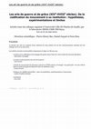 Research paper thumbnail of Les arts de guerre et de grâce (XIVe-XVIIIe siècles). De la codification du mouvement à sa restitution : hypothèses, expérimentations et limites
