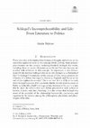 Research paper thumbnail of Schlegel's Incomprehensibility and Life: From Literature to Politics