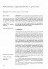 Research paper thumbnail of Politics without a subject: David Hume on general rules