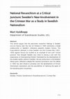 Research paper thumbnail of National Revanchism at a Critical Juncture: Sweden's Near-Involvement in the Crimean War as a Study in Swedish Nationalism