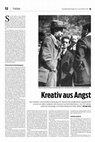 Research paper thumbnail of Kreativ aus Angst. Max Weber und die Institutionelle Politische Ökonomie [Creativity Resulting from Fear: Max Weber and Institutional Political Economy]