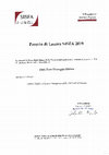 Research paper thumbnail of Premio SISFA 2019