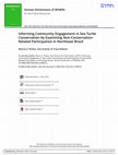 Research paper thumbnail of Informing Community Engagement in Sea Turtle Conservation by Examining Non-Conservation-Related Participation in Northeast Brazil