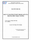 Research paper thumbnail of Ngữ Văn 12 - Tư liệu bổ sung - ĐẤT VÀ NGƯỜI XỨ HUẾ TRONG KÝ CỦA HOÀNG PHỦ NGỌC TƯỜNG