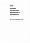 Research paper thumbnail of Annales Universitatis Paedagogicae Cracoviensis. Studia Historicolitteraria 2011