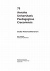 Research paper thumbnail of Annales Universitatis Paedagogicae Cracoviensis. Studia Historicolitteraria 2010