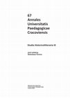 Research paper thumbnail of Annales Universitatis Paedagogicae Cracoviensis. Studia Historicolitteraria 2009