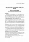 Research paper thumbnail of One language, two 'voice' systems: Insights from Puyuma