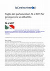 Research paper thumbnail of Referendum 2020 - Perché può essere razionale votare bianco o astenersi?