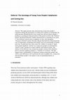 Research paper thumbnail of Deferral: The Sociology of Young Trans People's Epiphanies and Coming Out