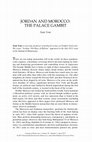Research paper thumbnail of Jordan and Morocco: The Palace Gambit