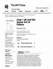 Research paper thumbnail of ringl + pit and the Queer Art of Failure