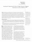 Research paper thumbnail of Assessing the Organizational Culture of Higher Education Institutions in an Era of #MeToo