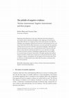 Research paper thumbnail of The pitfalls of negative evidence 'Nuclear Austronesian', 'Ergative Austronesian', and their progeny