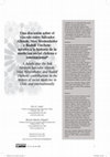 Research paper thumbnail of Una discusión sobre el vínculo entre Salvador Allende, Max Westenhöfer y Rudolf Virchow: aportes a la historia de la medicina social chilena e internacional