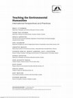 Research paper thumbnail of Teaching the Environmental Humanities International Perspectives and Practices, Environmental Humanities 2019 (11) 2.