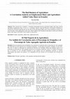 PDF) THE ROLE OF AGRICULTURE IN ECUADOR'S ECONOMIC DEVELOPMENT