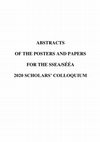 Research paper thumbnail of ABSTRACTS OF THE POSTERS AND PAPERS FOR THE SSEA/SÉÉA 2020 SCHOLARS' COLLOQUIUM