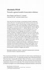 Research paper thumbnail of Absolutely PHAB: Towards a general model of associative relations