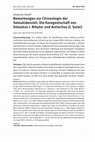 Research paper thumbnail of 2020 Bemerkungen zur Chronologie der Seleukidenzeit: Die Koregentschaft von Seleukos I. Nikator und Antiochos (I. Soter)