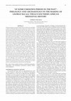 Research paper thumbnail of "At some unknown period in the past": philology and archaeology in the making of George McCall Theal's southern African mediaeval history