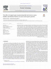 Research paper thumbnail of The effect of reagent type on generating bulk sub-micron (nano) bubbles and flotation kinetics of coarse-sized quartz particles