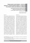 Research paper thumbnail of Negociando autoridades, construindo saberes: a historiografia digital e colaborativa no projeto Teoria da História na Wikipédia