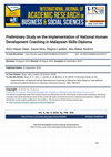 Research paper thumbnail of Preliminary Study on the Implementation of National Human Development Coaching in Malaysian Skills Diploma