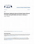 Research paper thumbnail of Review of Reading the Hindu and Christian Classics: Why and How Deep Learning Still Matters by Francis X. Clooney, S.J.
