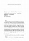 Research paper thumbnail of Türkiye Sinema Mekânları, Seyir ve Seyirci Araştırmaları Bibliyografyası: Yaklaşımlar, Kaynaklar ve Yöntemler