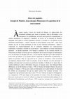 Research paper thumbnail of Deus sive populus. Joseph de Maistre, Jean-Jacques Rousseau et la question de la souveraineté