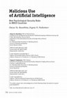 Research paper thumbnail of Malicious Use of Artificial Intelligence: New Psychological Security Risks in BRICS Countries